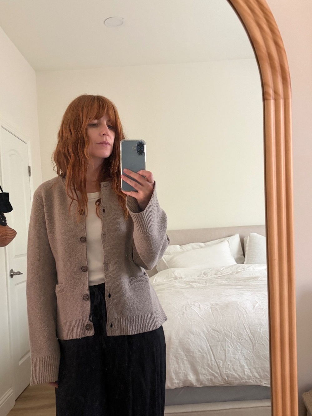 Jenni Kayne Cooper Cardigan, Taupe M